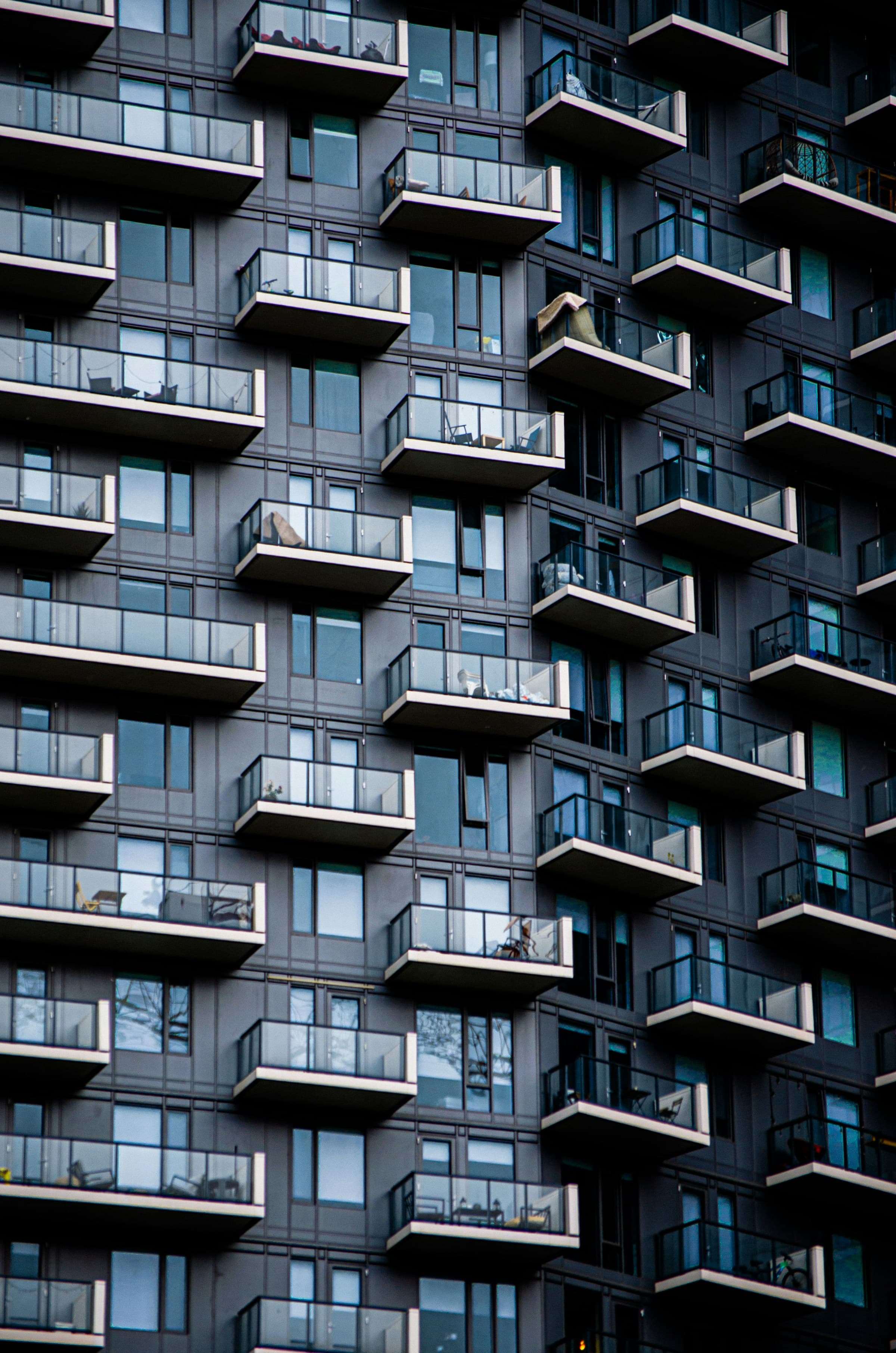 Modern Class A multifamily building