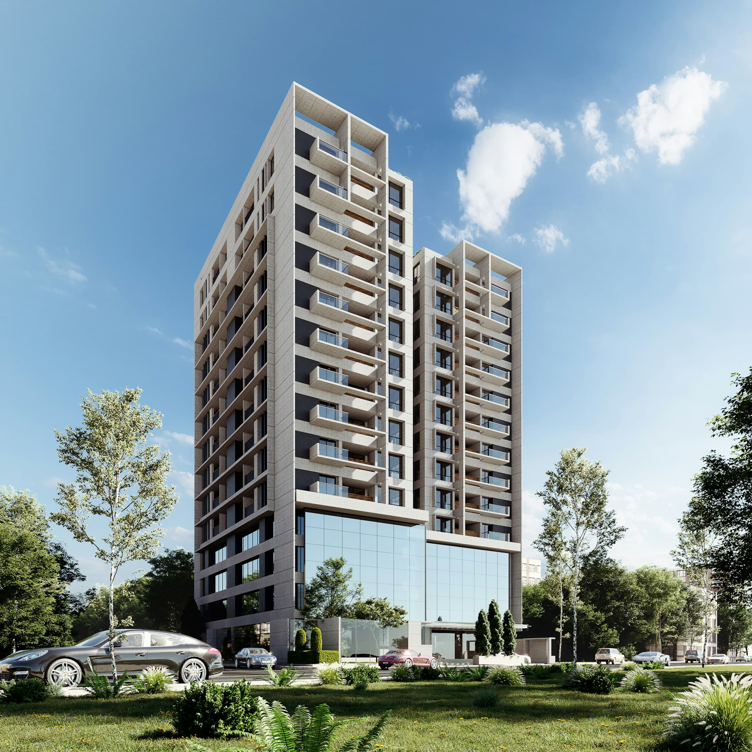 Modern Class A residential architecture